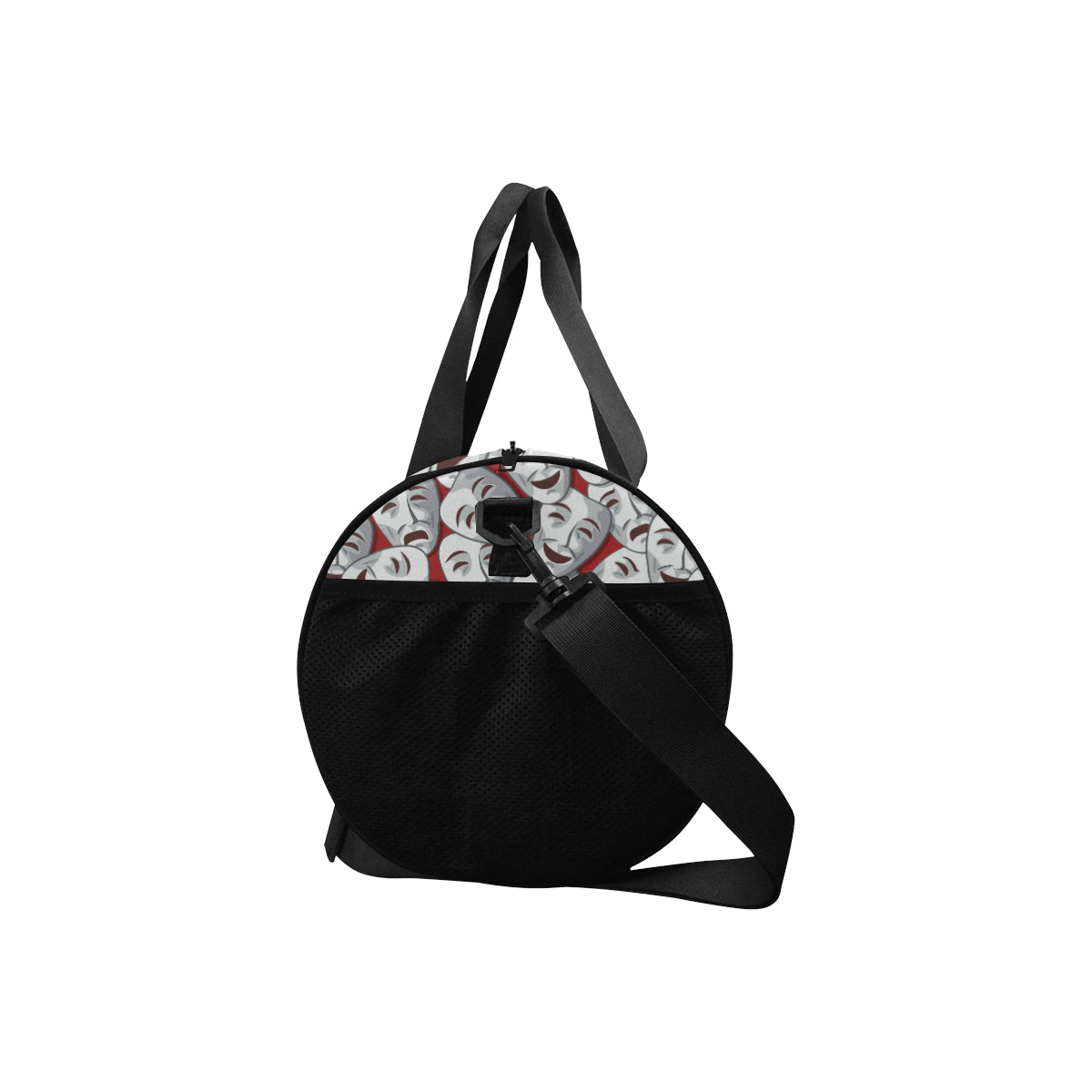Acting Mask Pattern Print Design 01 Duffel Bag