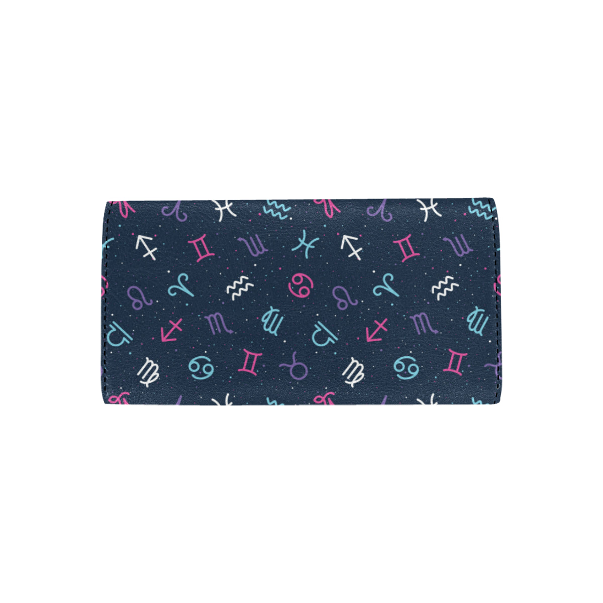 Constellation Pattern Print Design 04 Women's Trifold Wallet