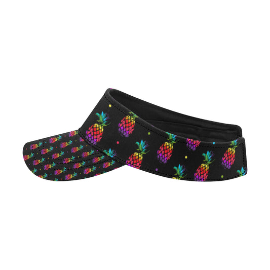 Pineapple Rainbow Dot Print Unisex Sun Visor