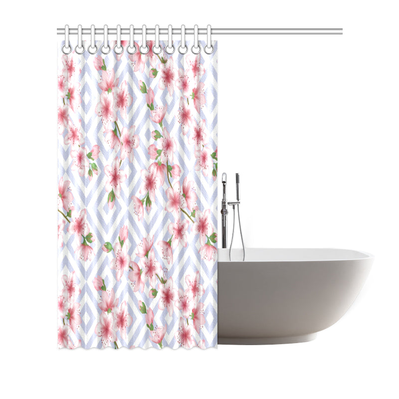 Cherry Blossom Pattern Print Design CB07 Shower Curtain