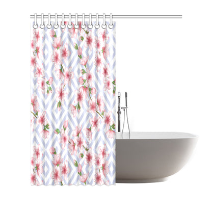 Cherry Blossom Pattern Print Design CB07 Shower Curtain