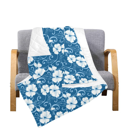 Hibiscus Pattern Print Design HB03 Premium Quilt