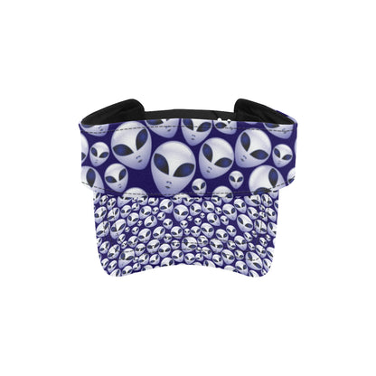 Alien Head Extraterrestrial Unisex Sun Visor