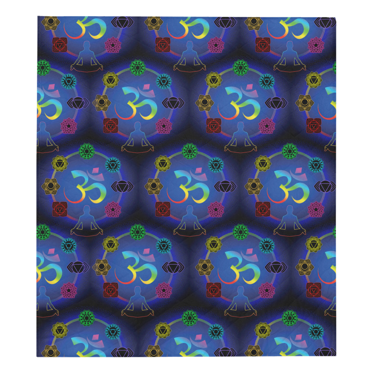 Chakra Zen Yoga OM Premium Quilt