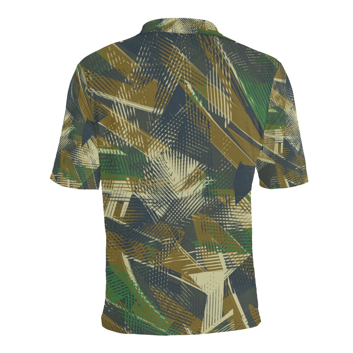 Military Camouflage Pattern Print Design 01 Men Polo Shirt