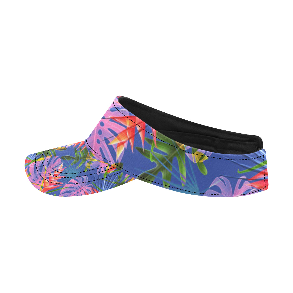 Tropical Flower Pattern Print Design TF025 Unisex Sun Visor