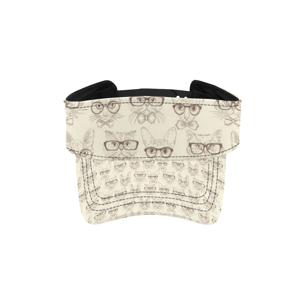 Cat Pattern Print Design 02 Unisex Sun Visor