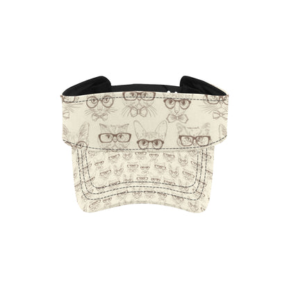 Cat Pattern Print Design 02 Unisex Sun Visor