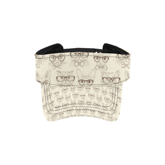 Cat Pattern Print Design 02 Unisex Sun Visor