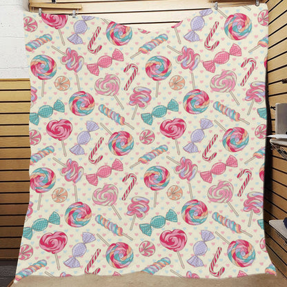 Candy Pattern Print Design CA04 Premium Quilt