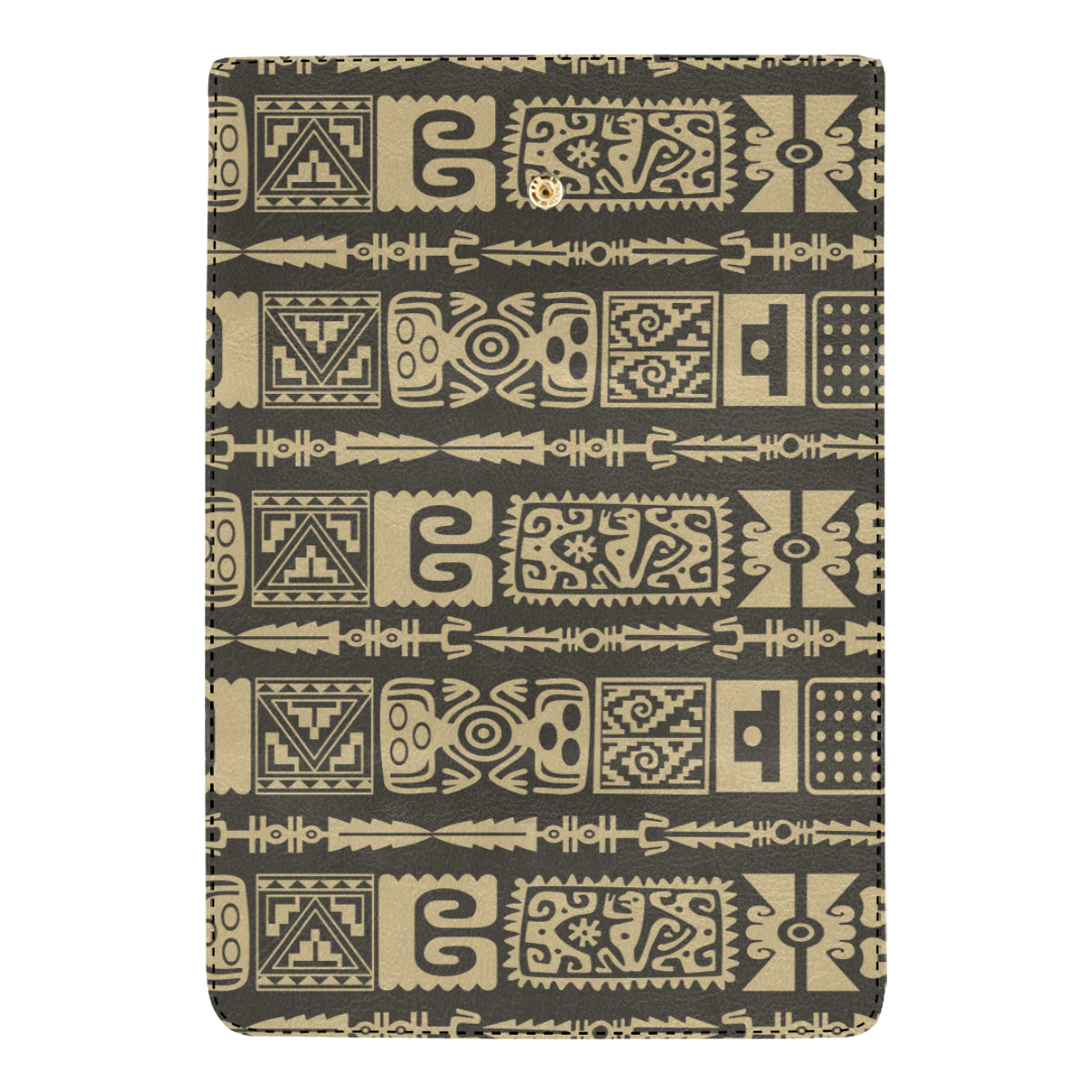Mayan Pattern Print Design 03 Women's Trifold Wallet