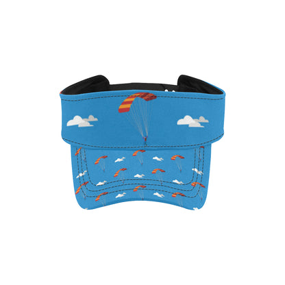 Skydiving Pattern Print Design 02 Unisex Sun Visor
