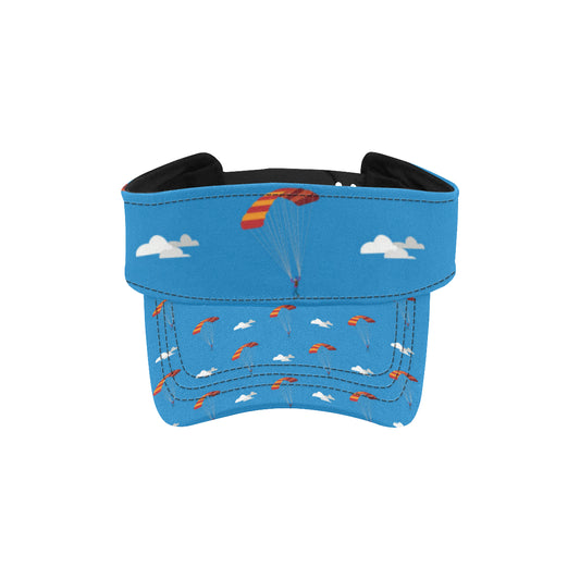 Skydiving Pattern Print Design 02 Unisex Sun Visor