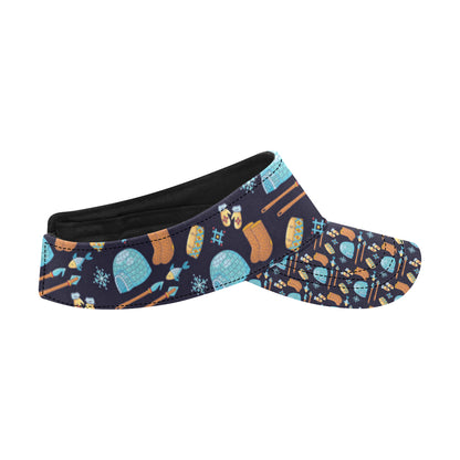 Eskimo Pattern Print Design 02 Unisex Sun Visor