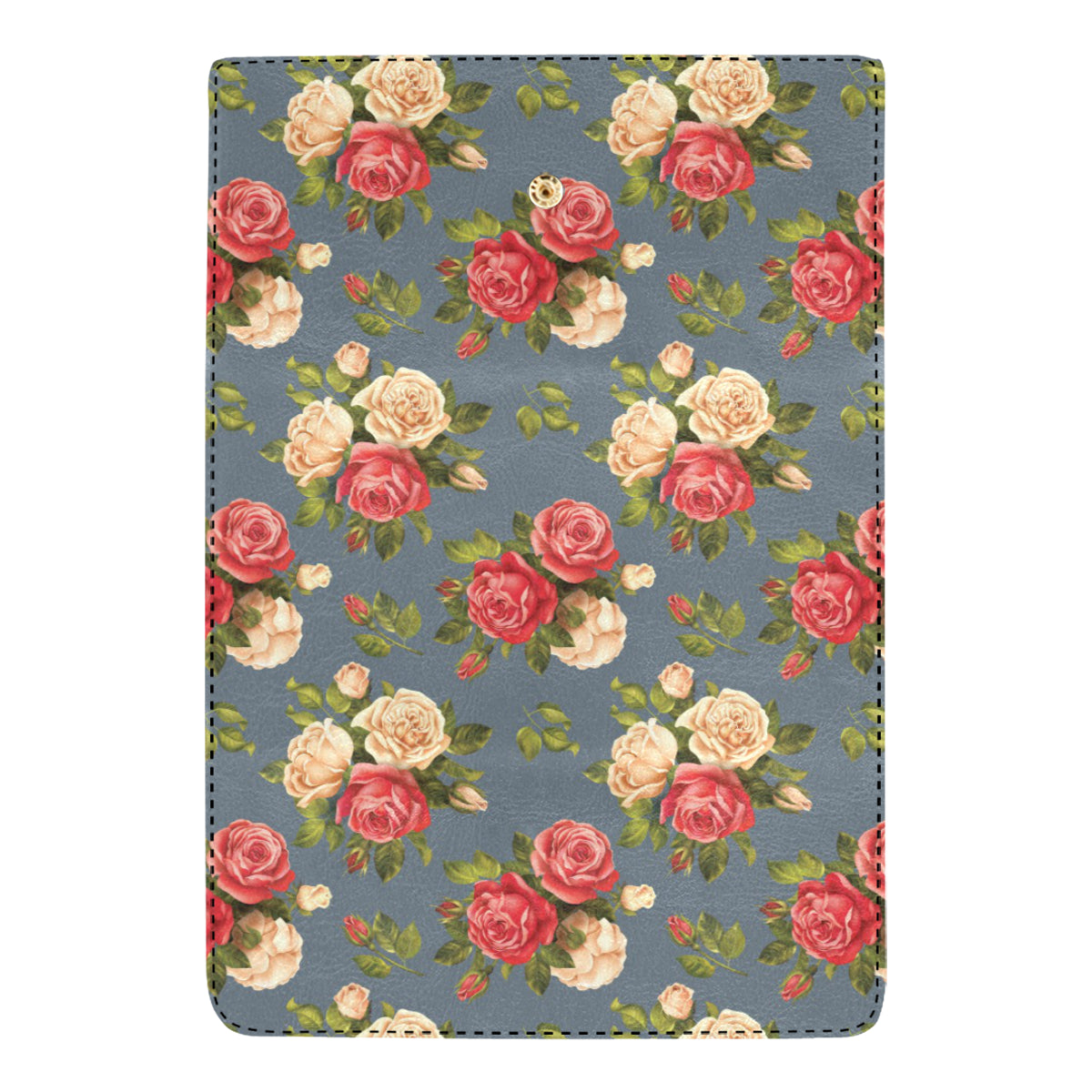 Rose Pattern Print Design RO017 Women's Trifold Wallet