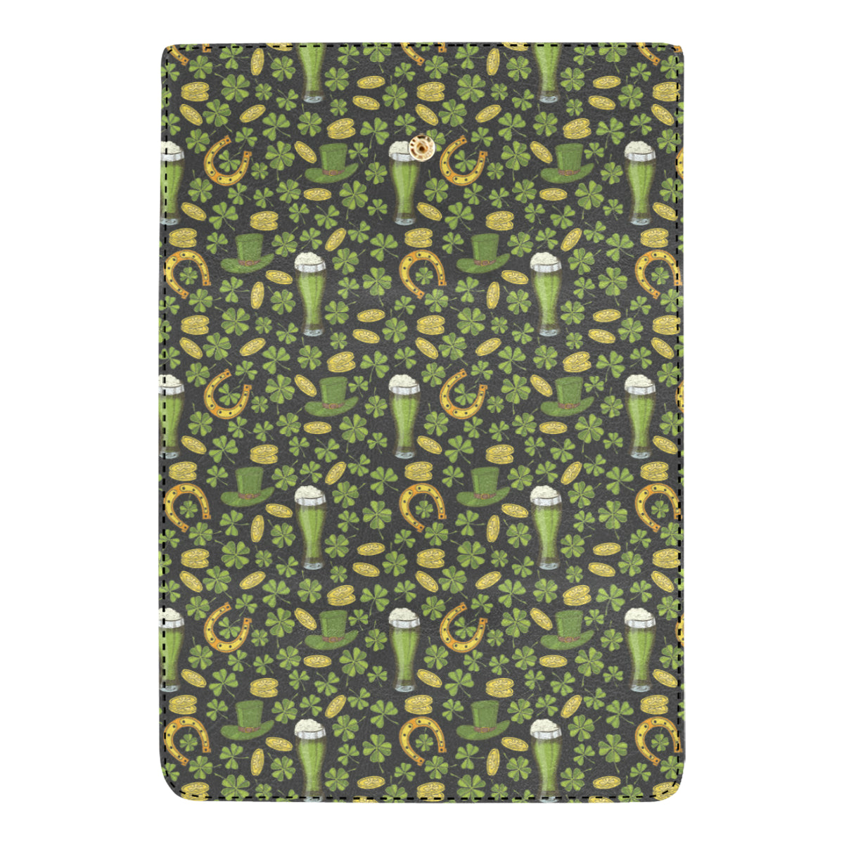 Clover St Patricks Pattern Print Design 03 Women's Trifold Wallet
