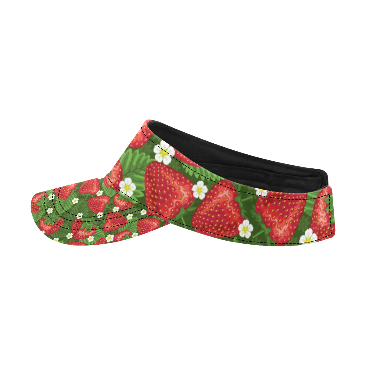 Strawberry Pattern Print Design SB05 Unisex Sun Visor