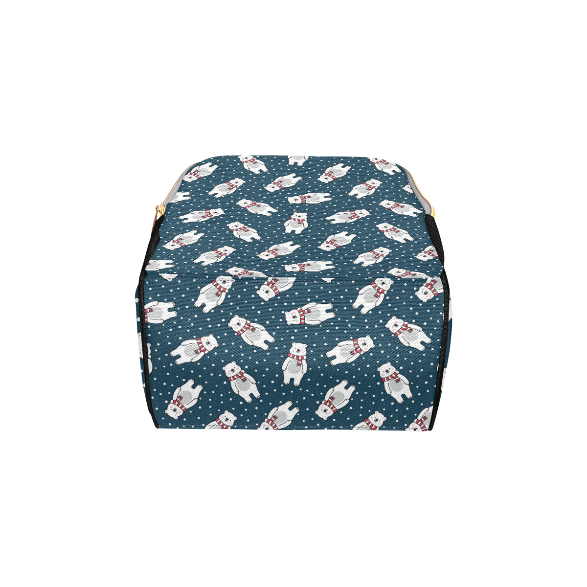 Polar Bear Pattern Print Design PB05 Diaper Bag Backpack