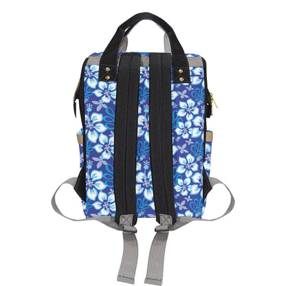 Hibiscus Pattern Print Design HB04 Diaper Bag Backpack