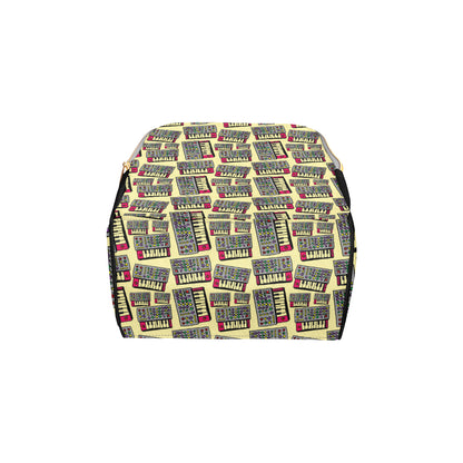 Synthesizer Pattern Print Design 01 Diaper Bag Backpack