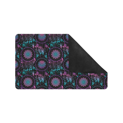 Dream catcher boho mandala Rubber Doormat