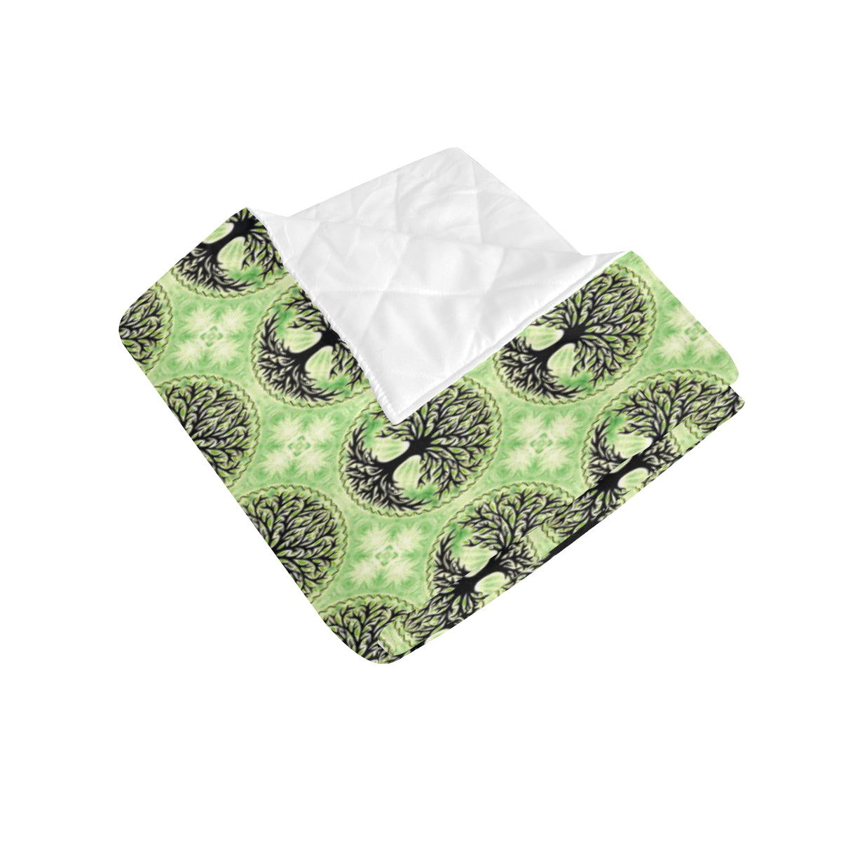 Celtic Pattern Print Design 010 Premium Quilt