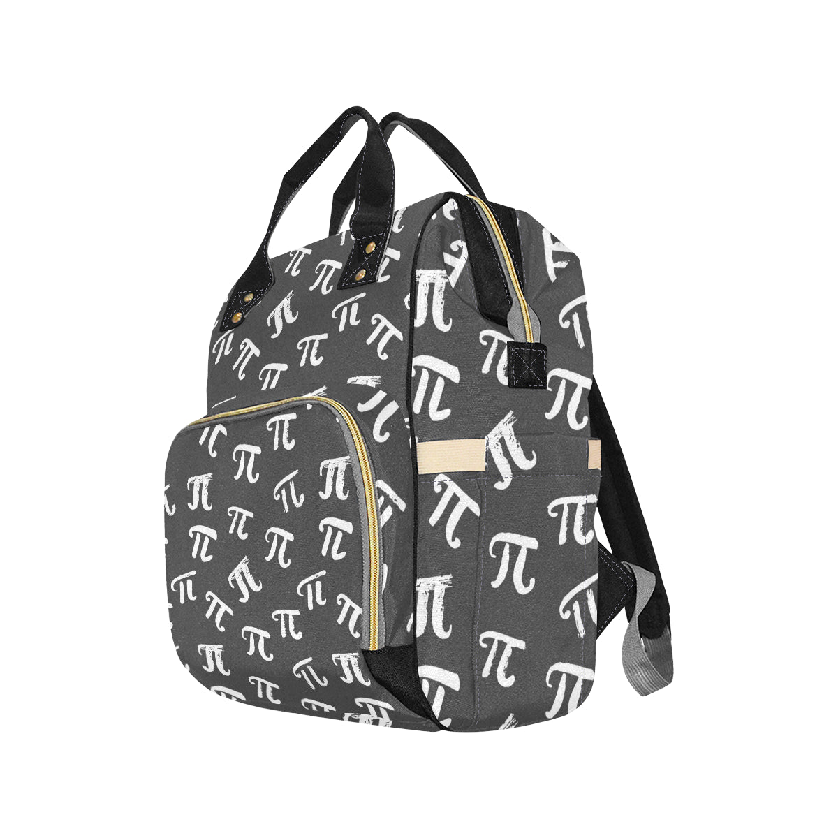 Pi Day Pattern Print Design A02 Diaper Bag Backpack