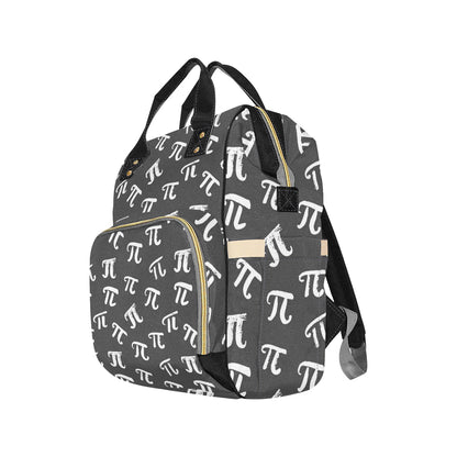 Pi Day Pattern Print Design A02 Diaper Bag Backpack