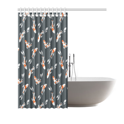 KOI Fish Pattern Print Design 04 Shower Curtain