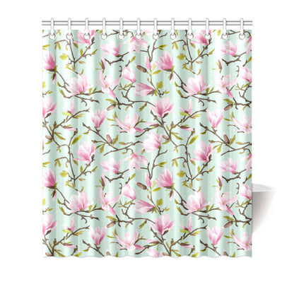 Magnolia Pattern Print Design MAG04 Shower Curtain