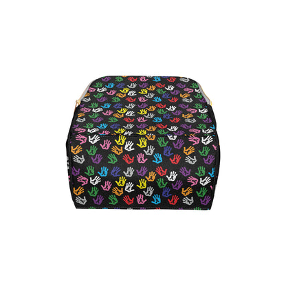 Cancer Awareness Pattern Print Design 04 Diaper Bag Backpack