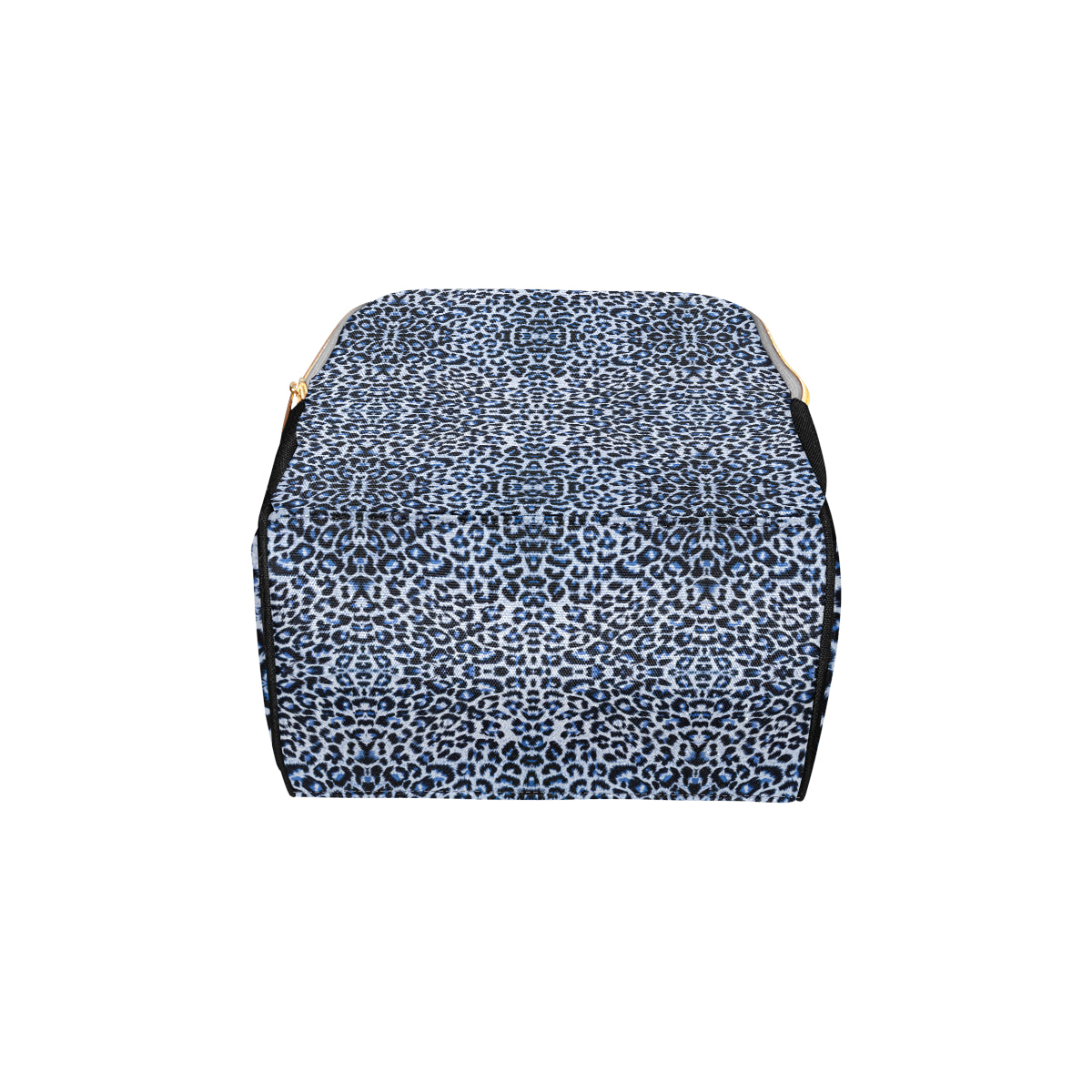 Leopard Blue Skin Print Diaper Bag Backpack