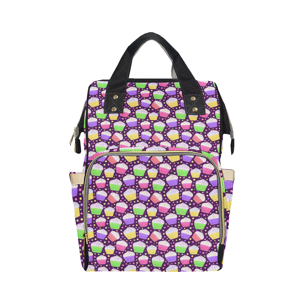 Cupcake Pattern Print Design CP07 Diaper Bag Backpack