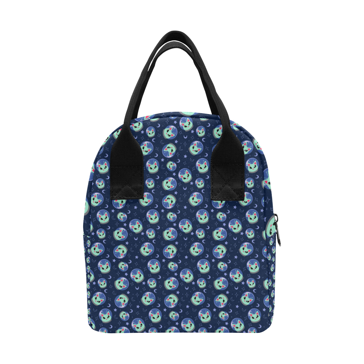Alien Cat Insulated Lunch Bag