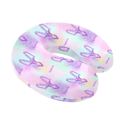 Capricorn Zodiac Pattern Print Design 02 U-Shaped Travel Neck Pillow