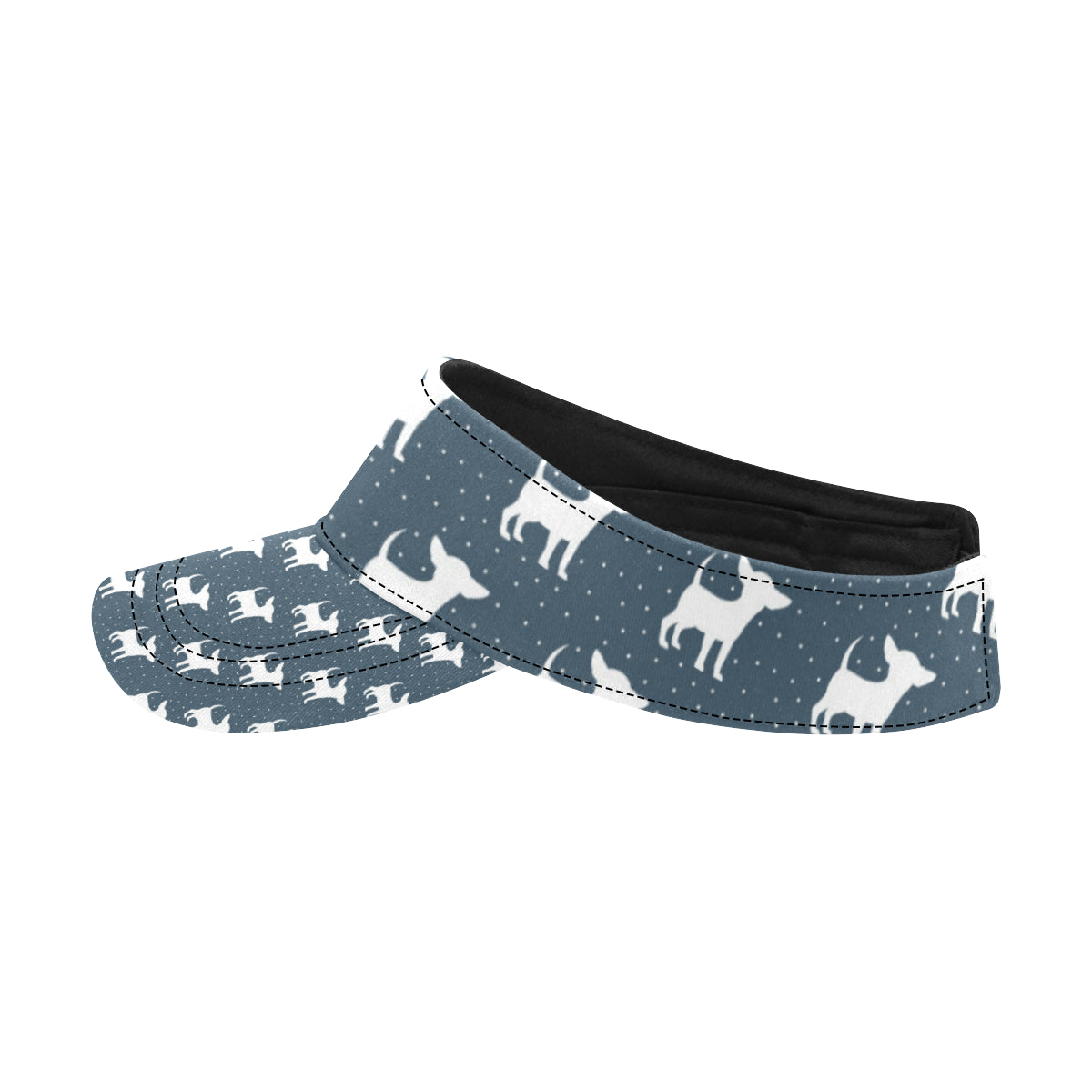 Chihuahua Pattern Print Design 03 Unisex Sun Visor