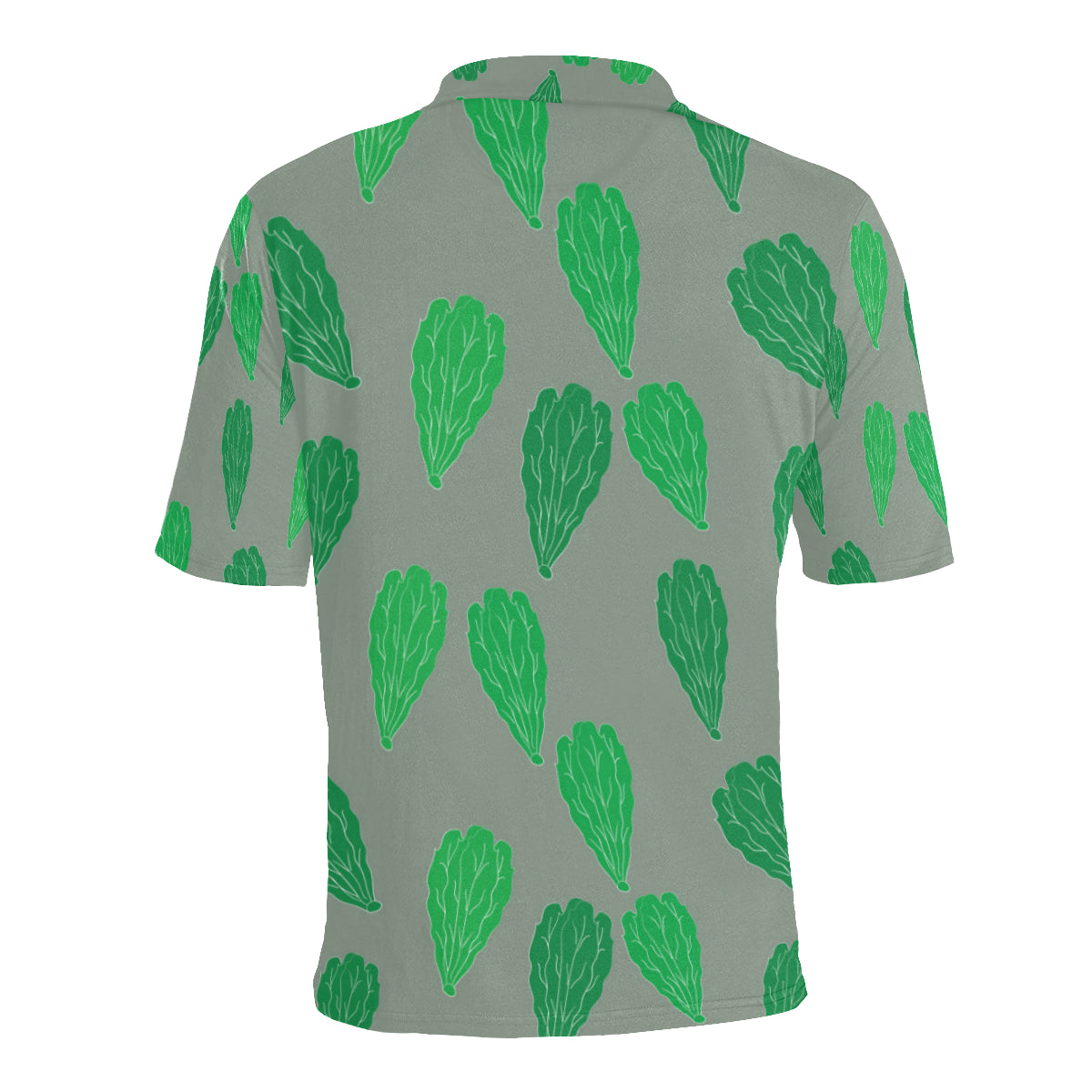 Lettuce Pattern Print Design 02 Men Polo Shirt