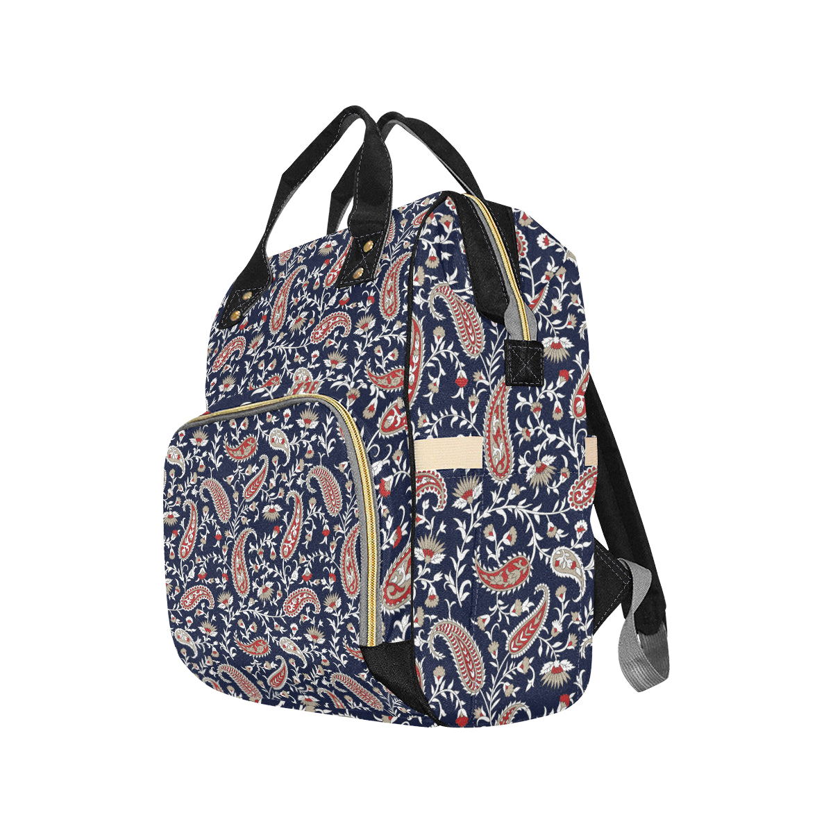 Paisley Pattern Print Design A05 Diaper Bag Backpack