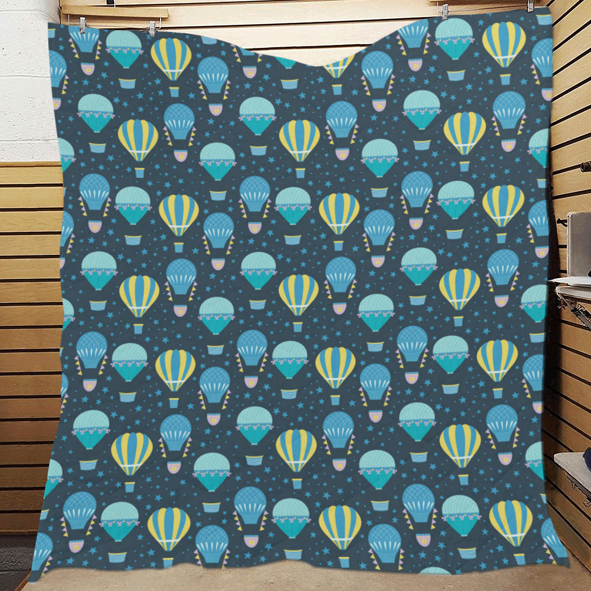 Ballon Pattern Print Design 06 Premium Quilt