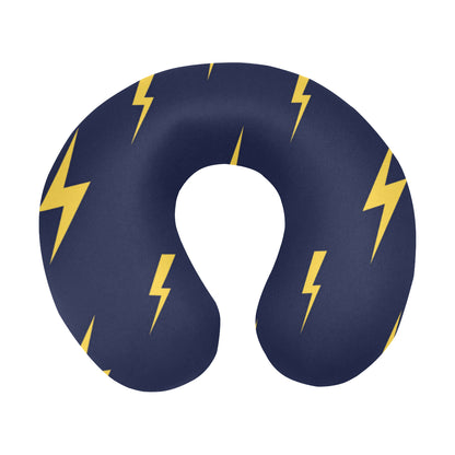 Lightning Thunder Pattern Print Design 03 U-Shaped Travel Neck Pillow