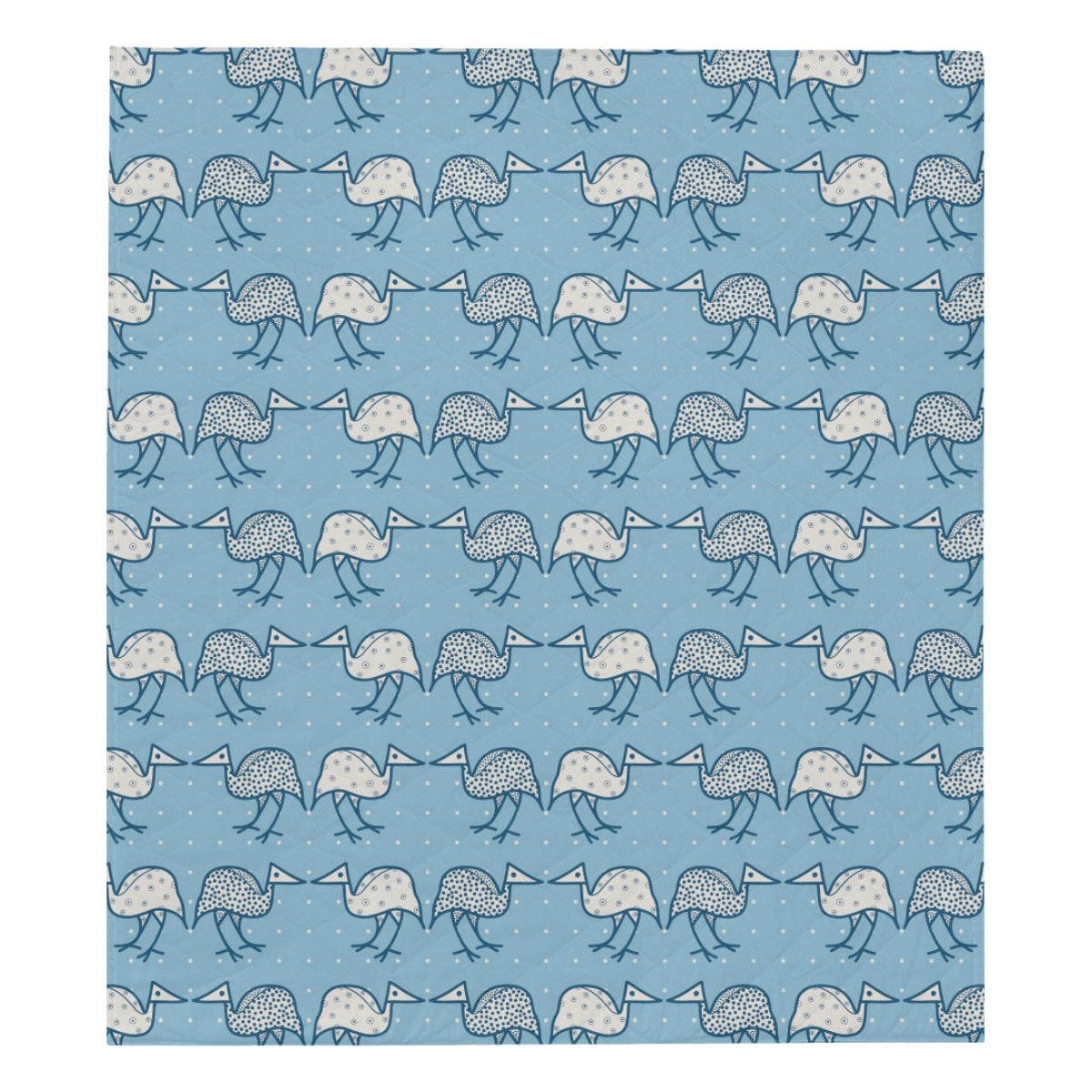 Emu Pattern Print Design 01 Premium Quilt