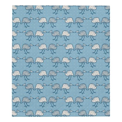 Emu Pattern Print Design 01 Premium Quilt