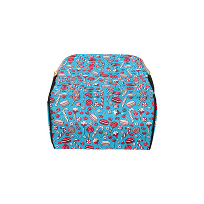 Candy Pattern Print Design 05 Diaper Bag Backpack