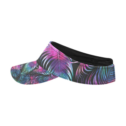Palm Leaves Pattern Print Design PL010 Unisex Sun Visor