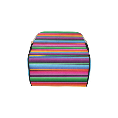 Mexican Blanket Colorful Print Pattern Diaper Bag Backpack