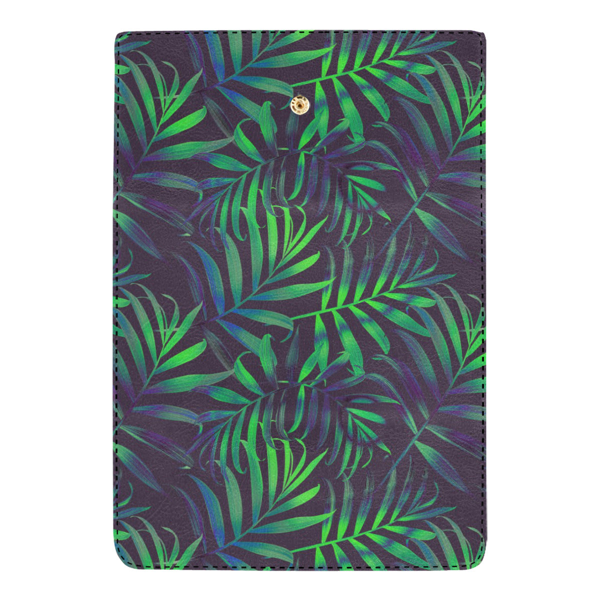 Palm Leaves Pattern Print Design PL01 Women's Trifold Wallet