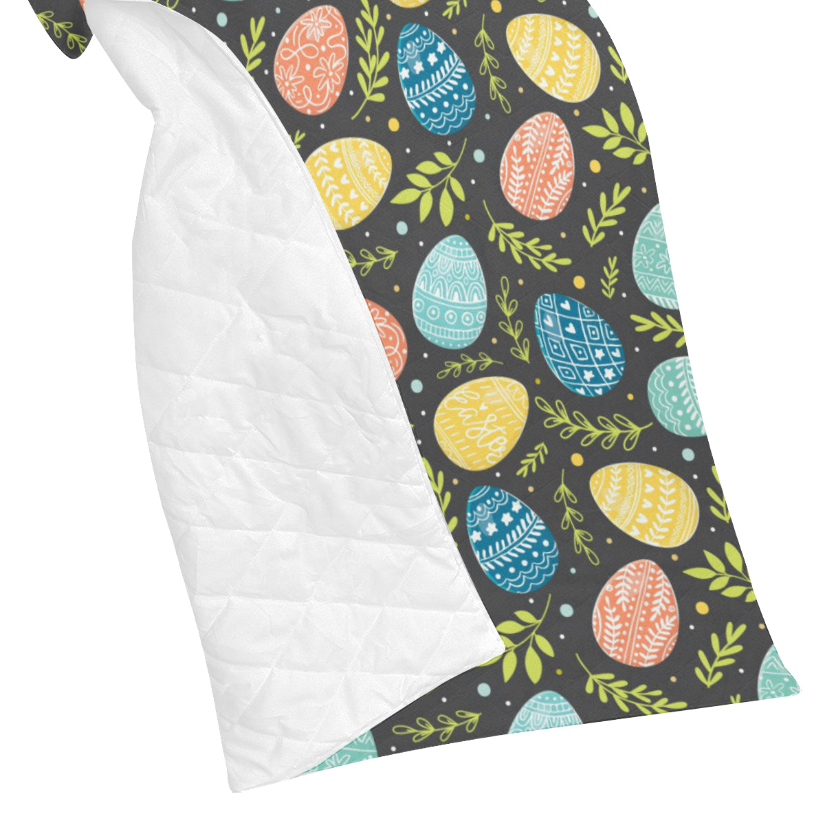 Easter Eggs Pattern Print Design RB01 Premium Quilt