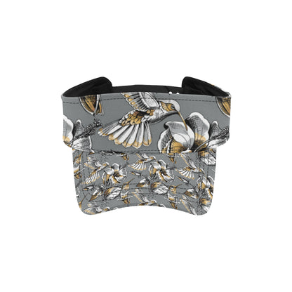 Hummingbird Pattern Print Design 02 Unisex Sun Visor