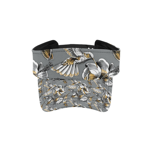 Hummingbird Pattern Print Design 02 Unisex Sun Visor