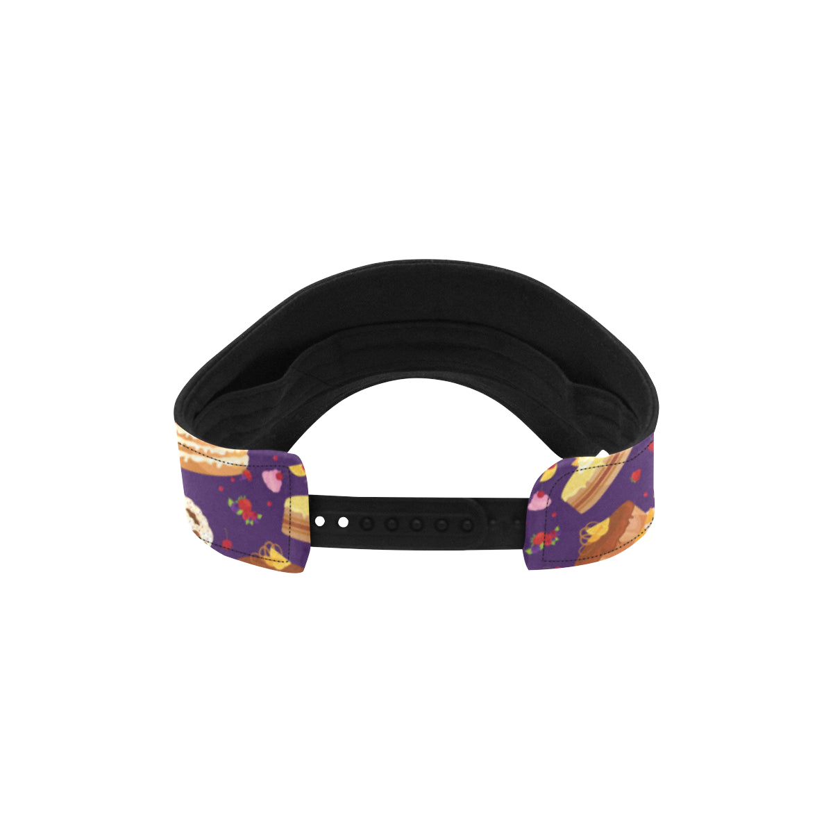 Cake Pattern Print Design 05 Unisex Sun Visor